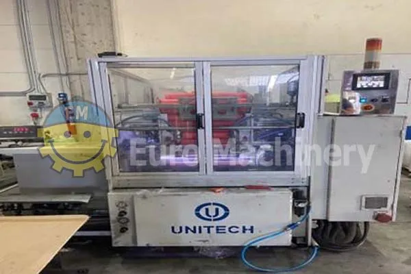 5734 Unitech rewinder machine (4) UNITECH Rewinder for standard stretch film rolls.