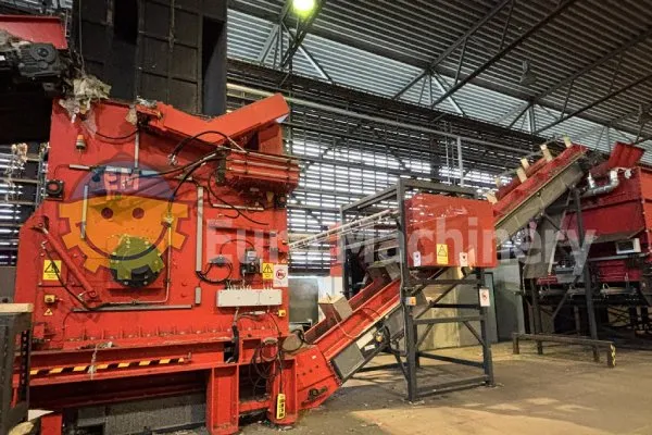 66122 WEIMA shredder (3) WEIMA WLP 1500 Shredder. One shaft shredder