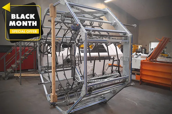 3848 - Black month Calibrating Basket For Co Extrusion Line - K-design Centro-2500