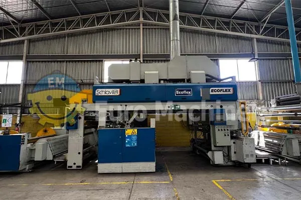 7192 SCHIAVI ECOFLEX COMBI year 2000 1.300 mm wide (1) Solvent and Solventless Lamination Machine | SCHIAVI ECOFLEX