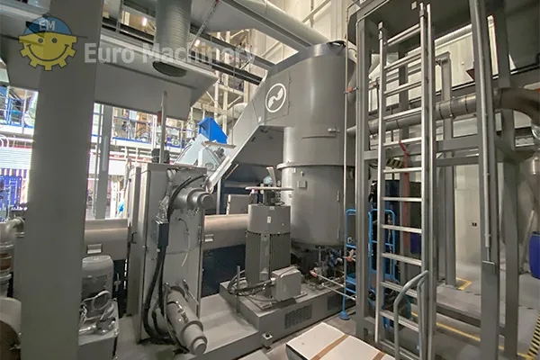 60587 Intarema 1310 TVEpluc HG RTF Recycling line (2) Used Intarema Recycling Line – High Output Plastic Recycling