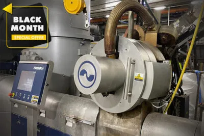 Plastic pellet making machine INTAREMA 1108 with laser filter