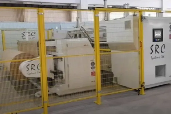 SRC 330TDW rewinder is a high speed rewinder, ideal for wide rolls of paper.