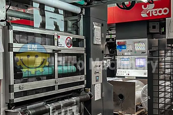 Secondhand CI Flexographic printer by Uteco