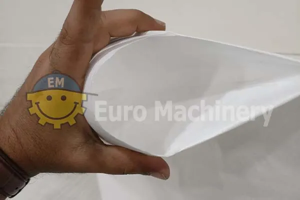 77006 STARLINGER ADStar-KON 60 year 2013 (1) The STARLINGER ADStar-KON 60 is an advanced automatic bag conversion machine designed to manufacture valve sacks from woven polypropylene (PP) fabric.