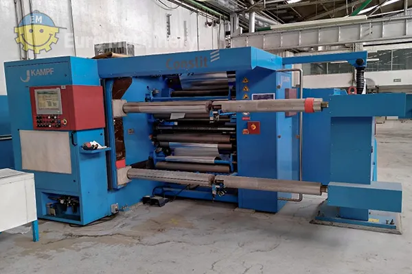 KAMPF CONSLIT III 10/085 slitter rewinder for aluminium and film