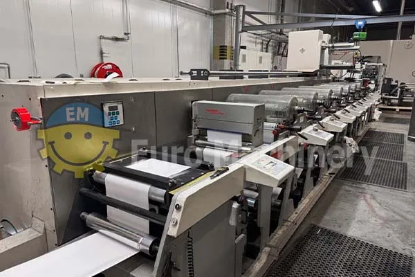 Narrow web and label flexo printing machine | Nilpeter FA-3
